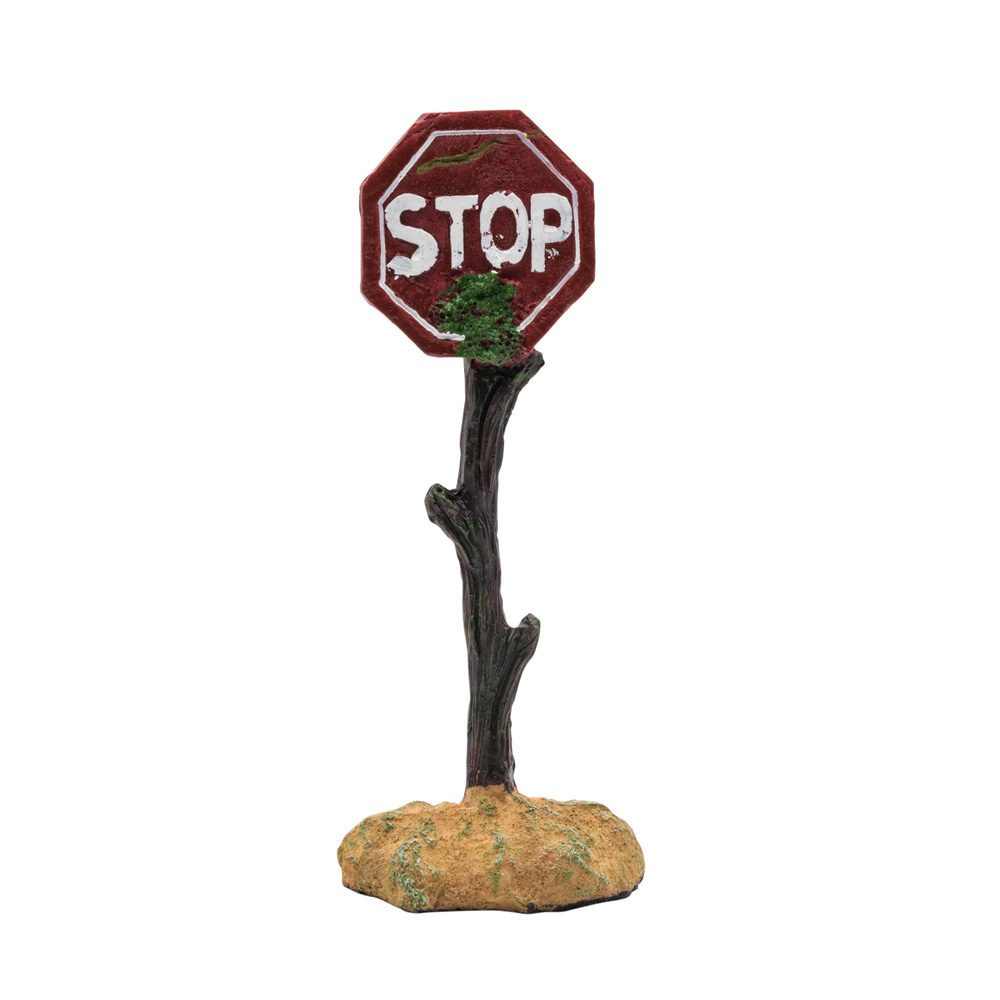 AQ Stop Sign 5x4.5x16cm 1DA361