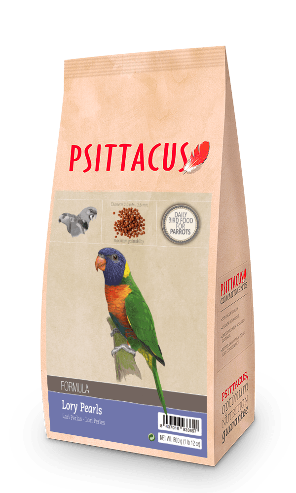Psittacus Lory Pearls 800g