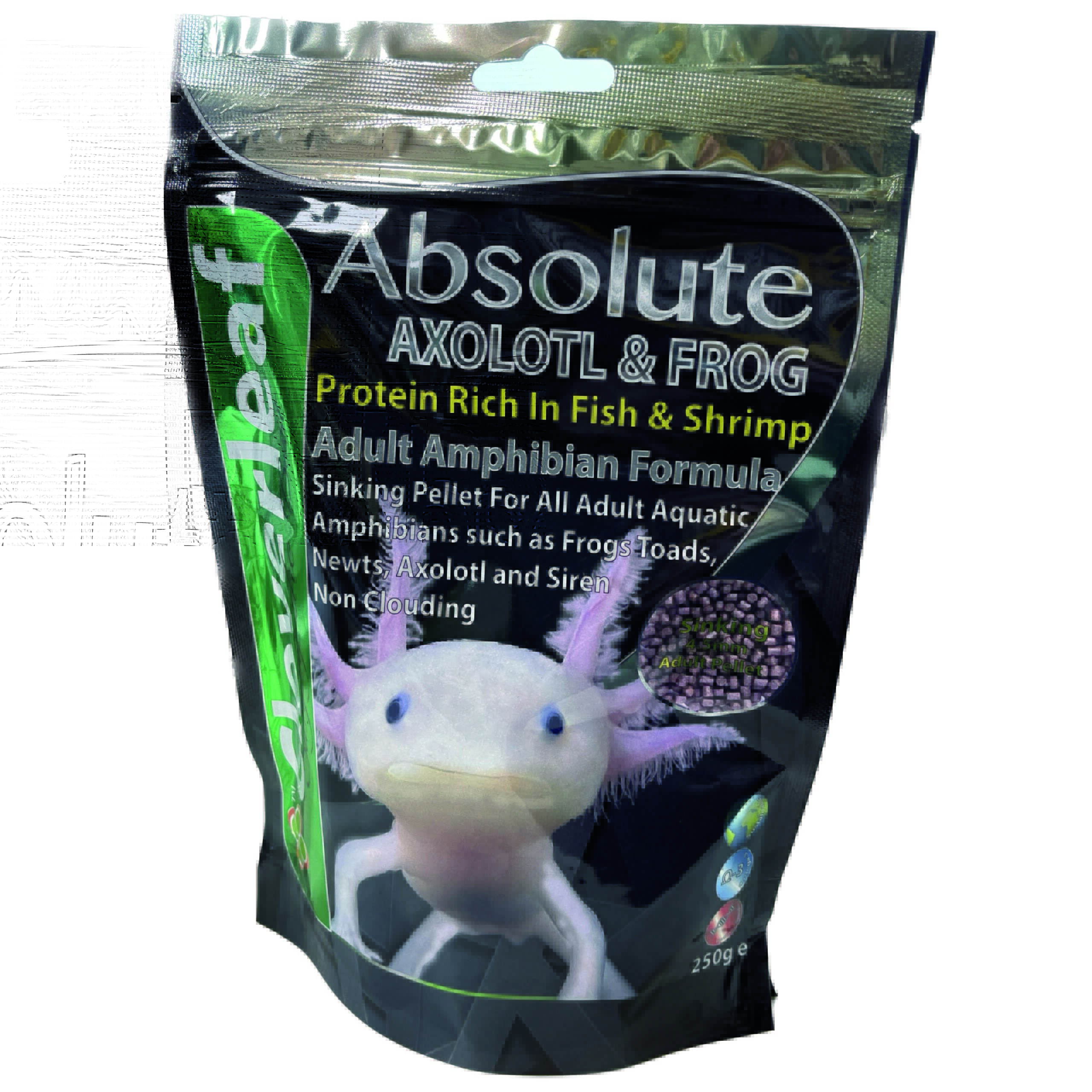 CL Adult Axolotl&Frog Diet 4.5mmSinking Pellet250g