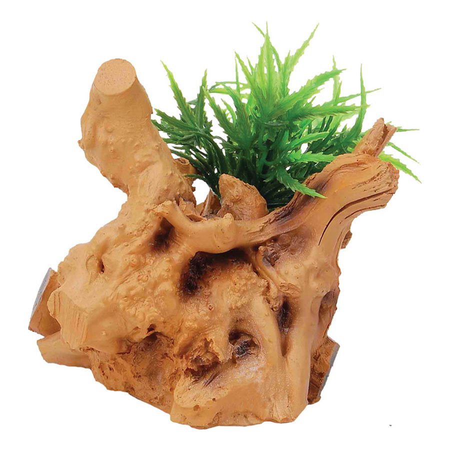 RS Driftwood with Plant 10 x 9 x 11cm FP61258