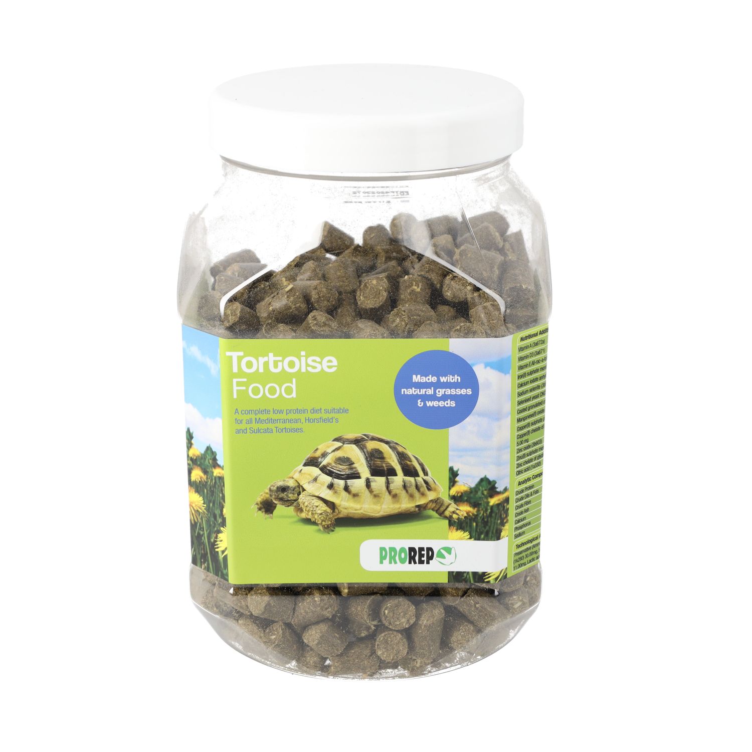 PR Tortoise Food, 1000g Jar, FPT100