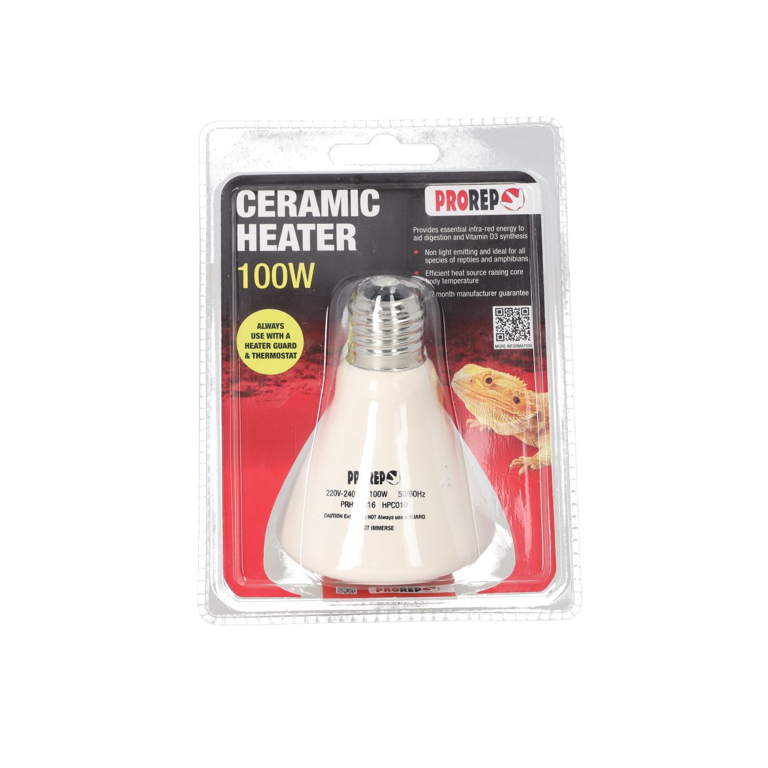PR Ceramic Heat Emitter 100w, HPC010