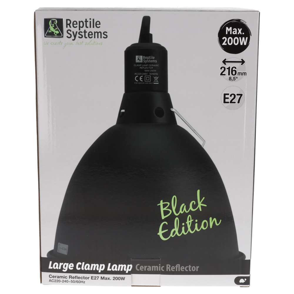 RS Clamp Lamp Black Edition Large