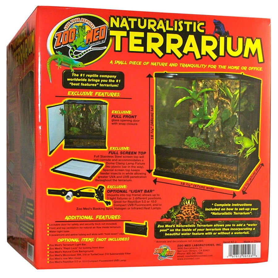 ZM Naturalistic Terrarium 45x45x45cm NT3 (H)