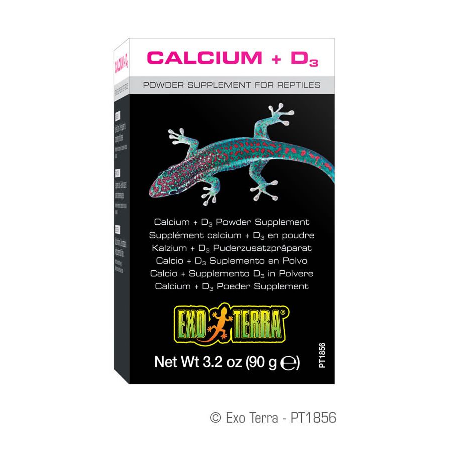 ET Reptile Calcium + D3 90g, PT1856