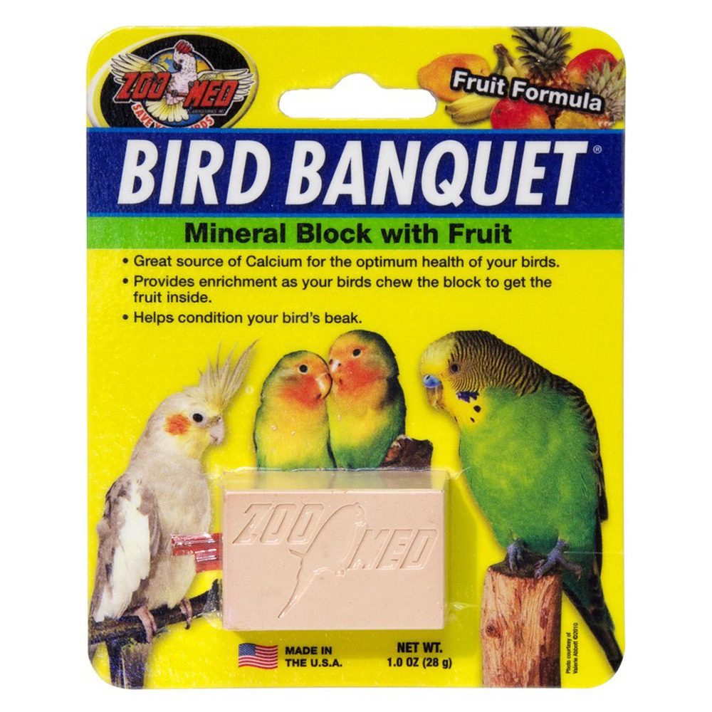 ZM Bird Banquet Fruit Mineral Block SMALL, BB-FSE