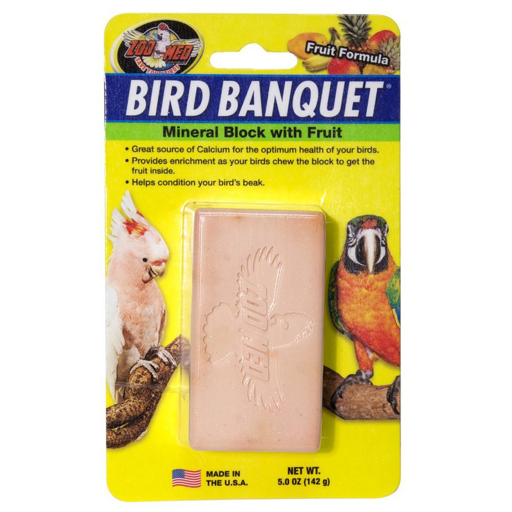 ZM Bird Banquet Fruit Mineral Block LARGE, BB-FLE