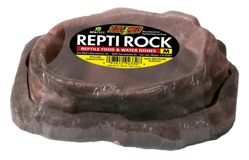 ZM Combo Repti Rock Food / Water Dish MED