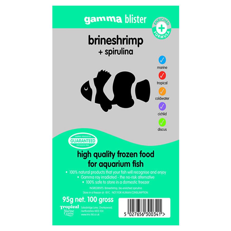 Gamma Blister Brineshrimp+Spirulina 95g