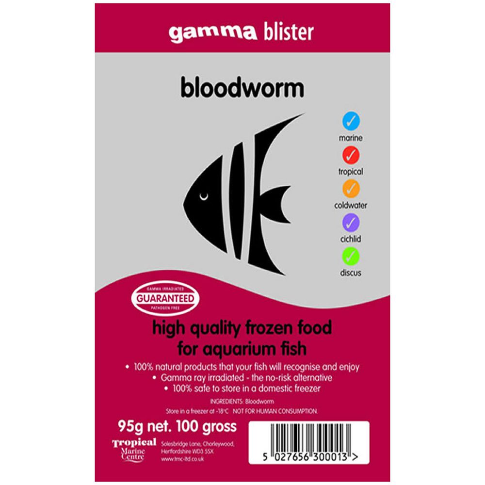 Gamma Blister Bloodworm, 95g