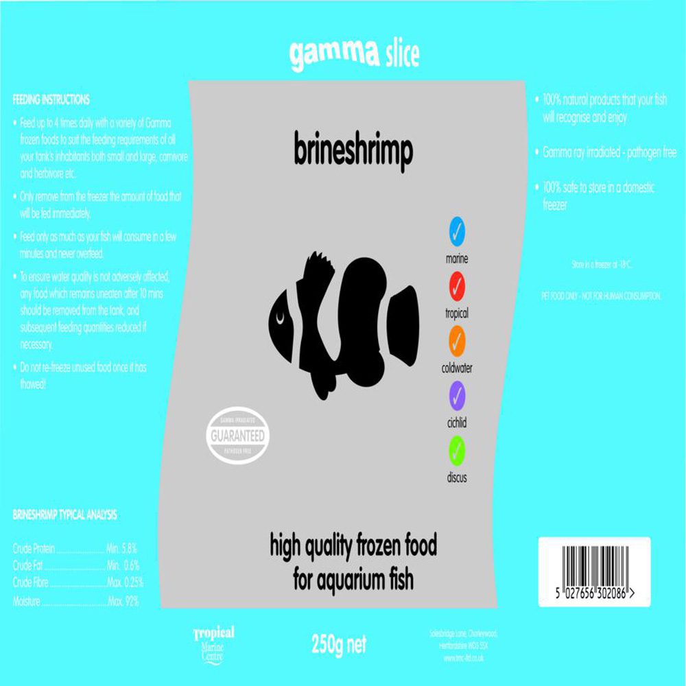 Gamma SLICE Brineshrimp, 250g