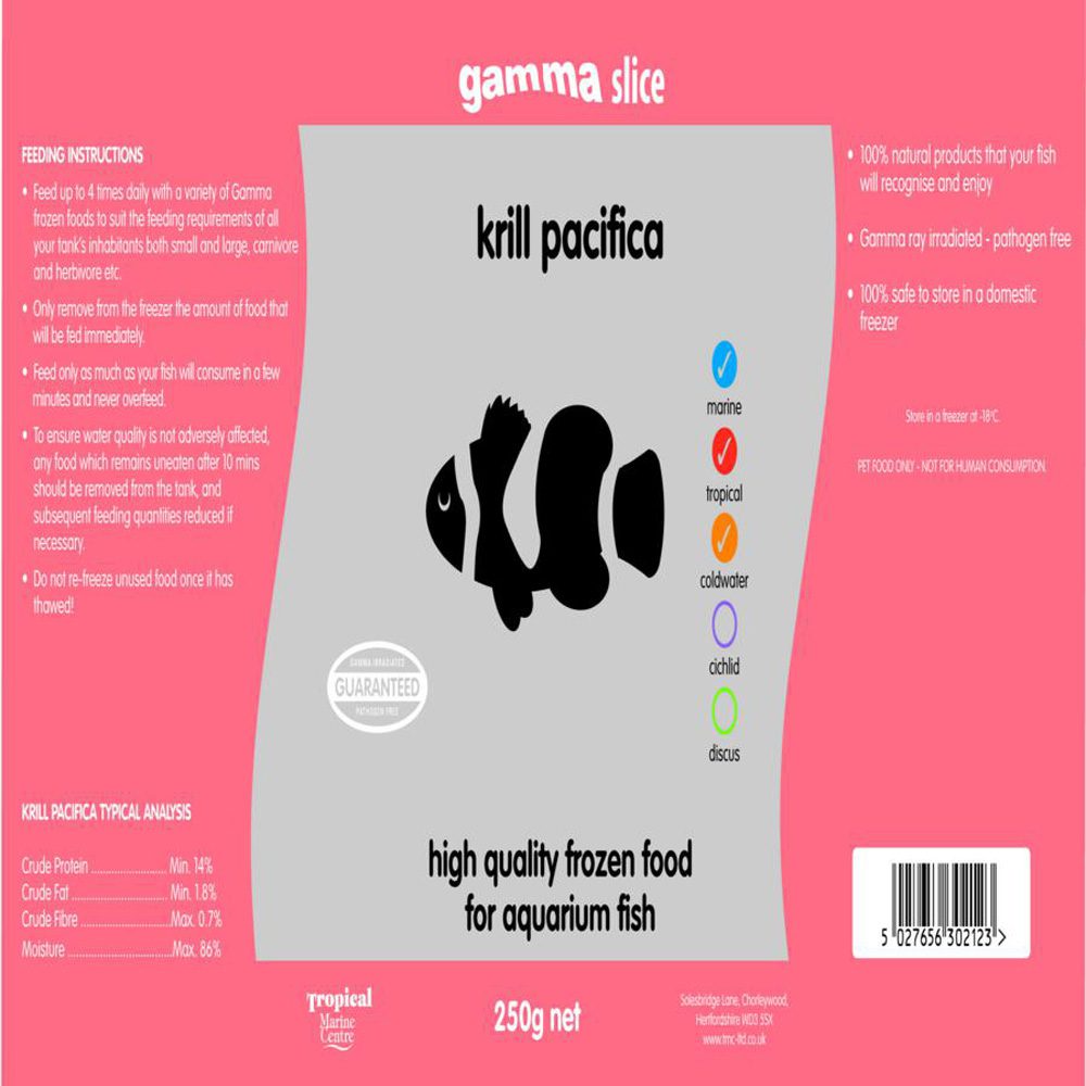 Gamma SLICE Krill Pacifica , 250g